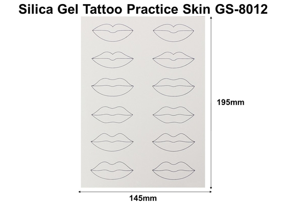 Harmless Silicone Tattoo Practice Skin Non Toxic 100 Pieces Like Real Human Skin