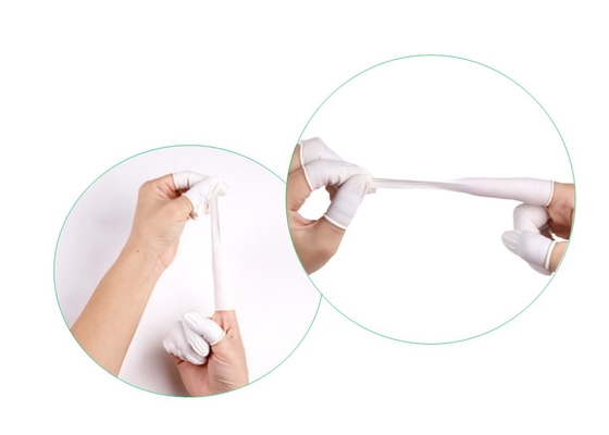 White Tattoo Medical Supplies Finger Protection No Harmness Wear Resisting
