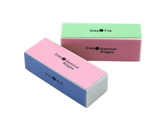 EVA Foam Nail File , Nail Buffer Block For Finger Care Multi Functional Work Surface