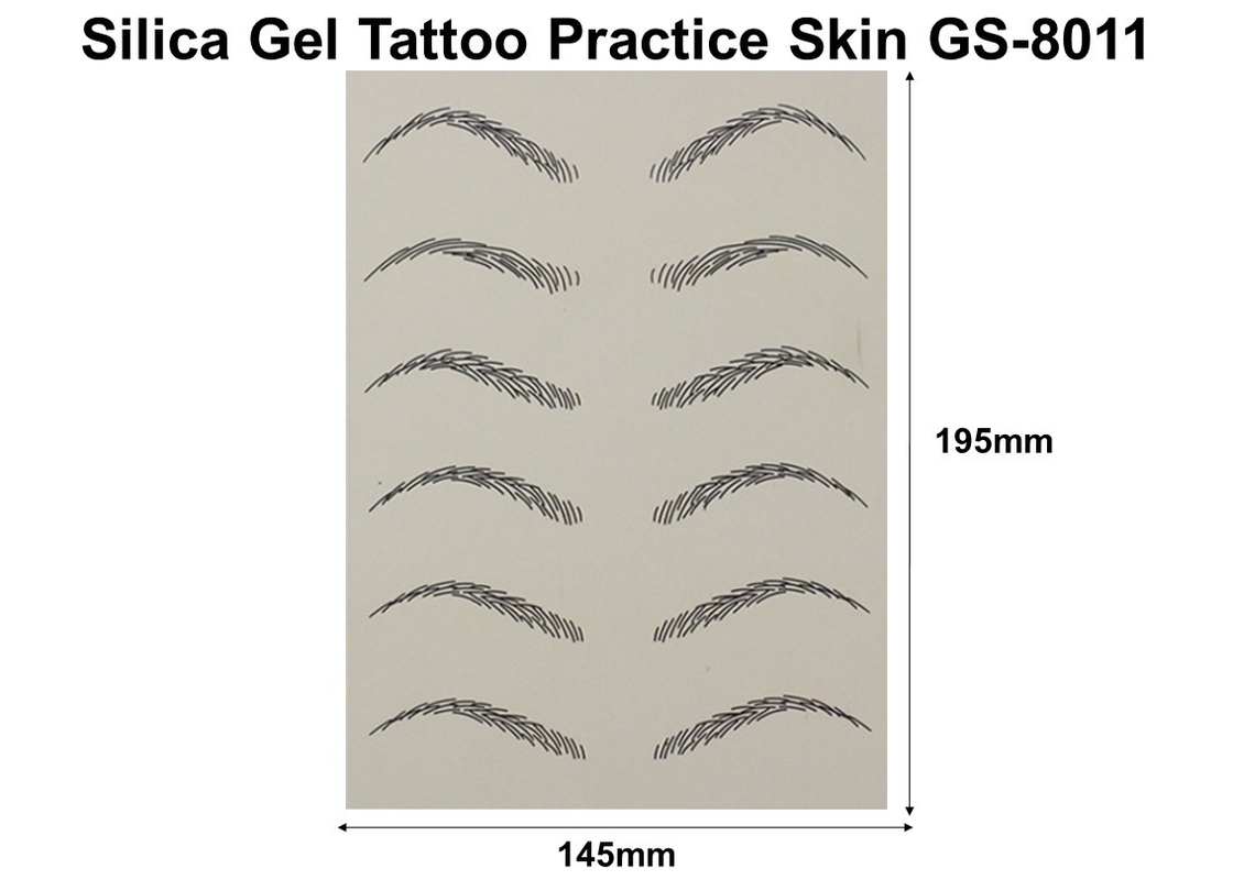 Synthetic Artificial Tattoo Skin , Harmless Microblading Practice Skin